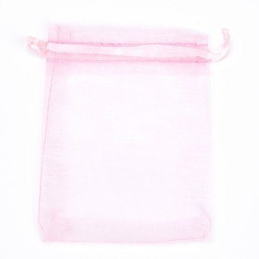 Organza Bags Light Pink 12 x 9 