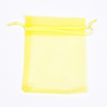 Organza Bags Yellow 12 x 9 