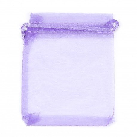 Purple Organza Bags 9 x 6,5
