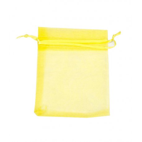 Organza Bags Yellow 8 x 6 